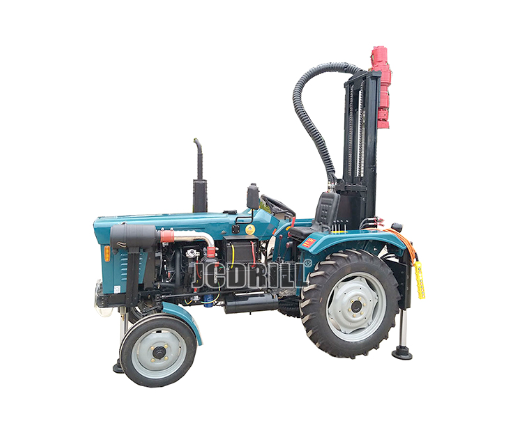 Pneumatic Tractor Mounted Water Well Drilling Rig