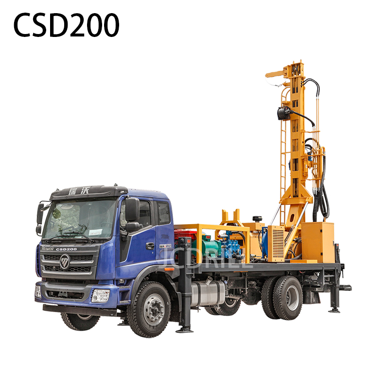 CSD200 Truck Mounted Borehole Water Well Drilling Rig