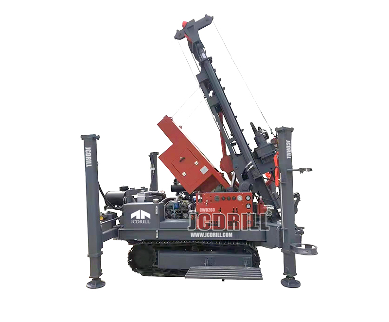 Borehole Hydraulic Crawler Mounted Water Well Drill Rig