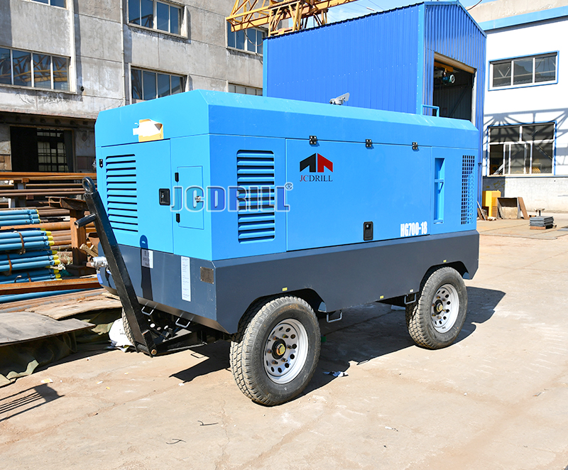 Mining Drilling Air Compressor portable screw air compressor for water well and rock drilling