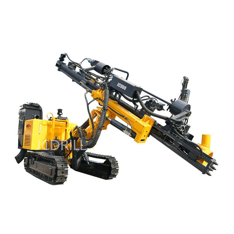 JC900 Hydraulic Crawler DTH Rock Blasting Rotary Drilling Rig