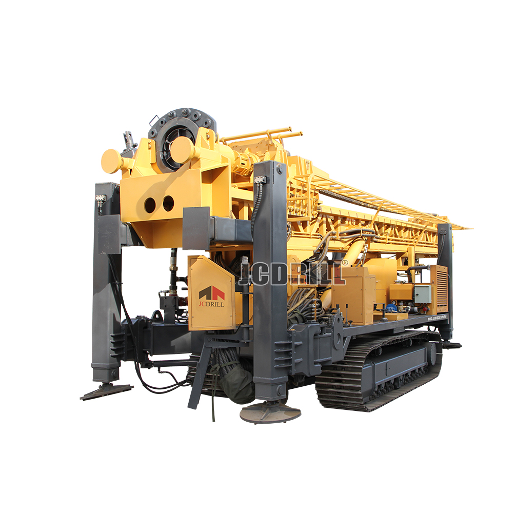 CWD2600 Crawler Hydraulic Borehole DTH Hard Formation Water Well Drilling Rig Machine